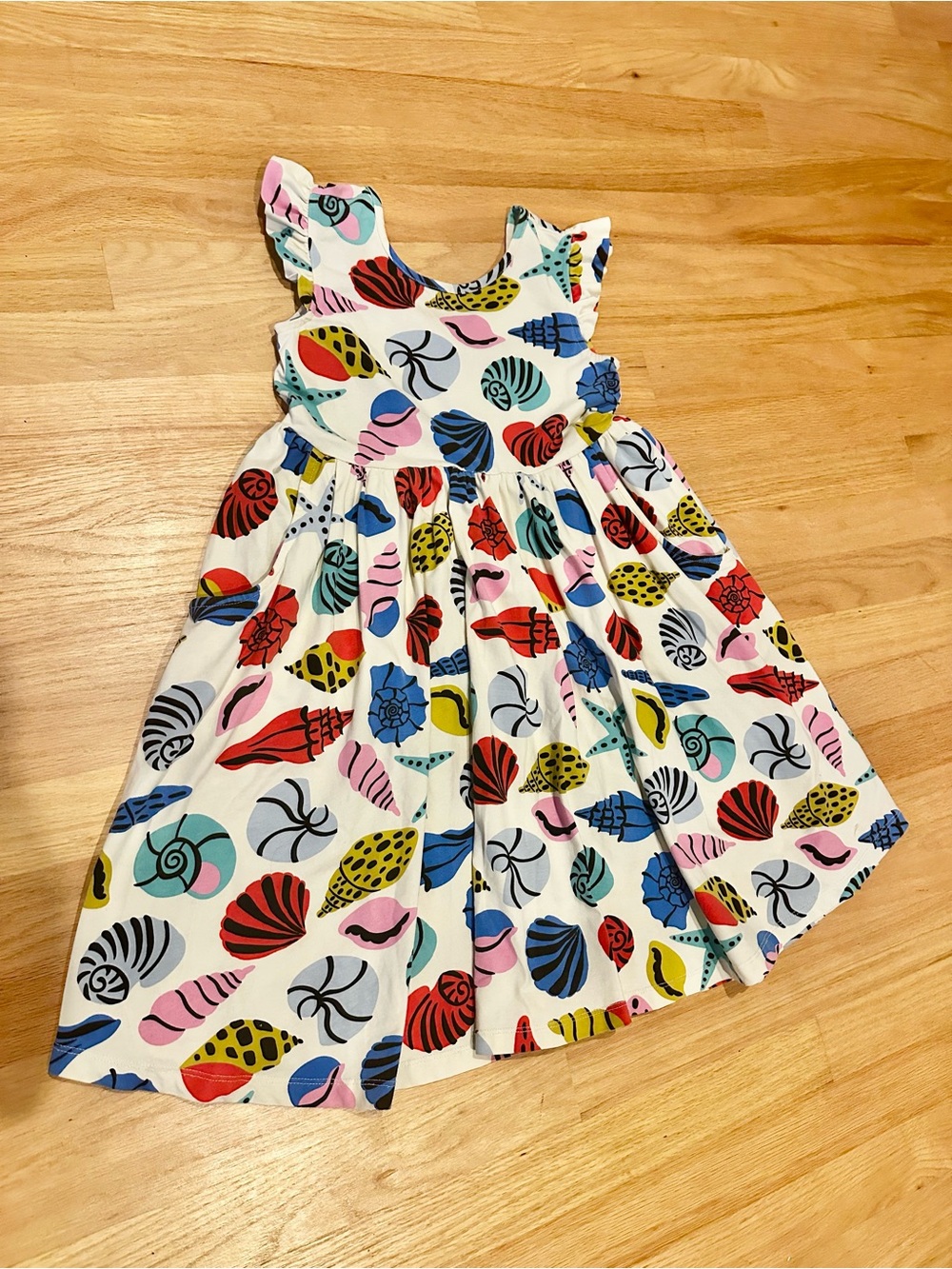 Hanna Andersson Seashell Dress Sz 8